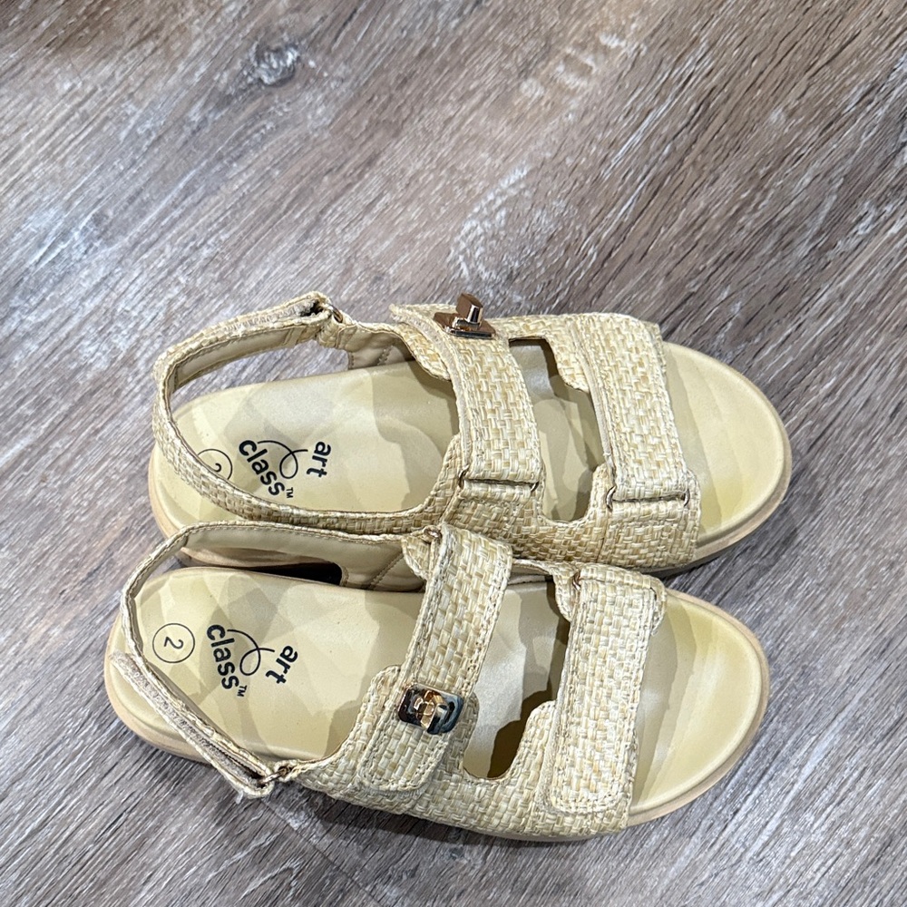 Art Class Kids Sandals - Tan